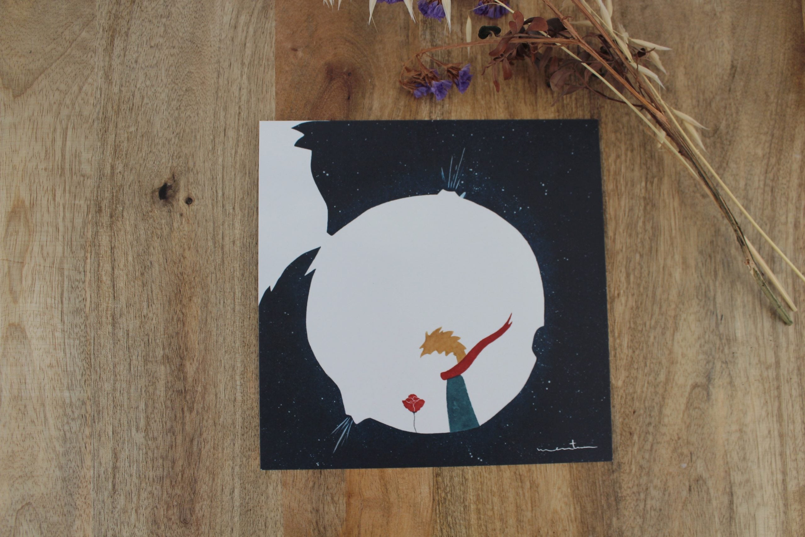 PRINCIPITO · Lámina decorativa 20 x 20 cm