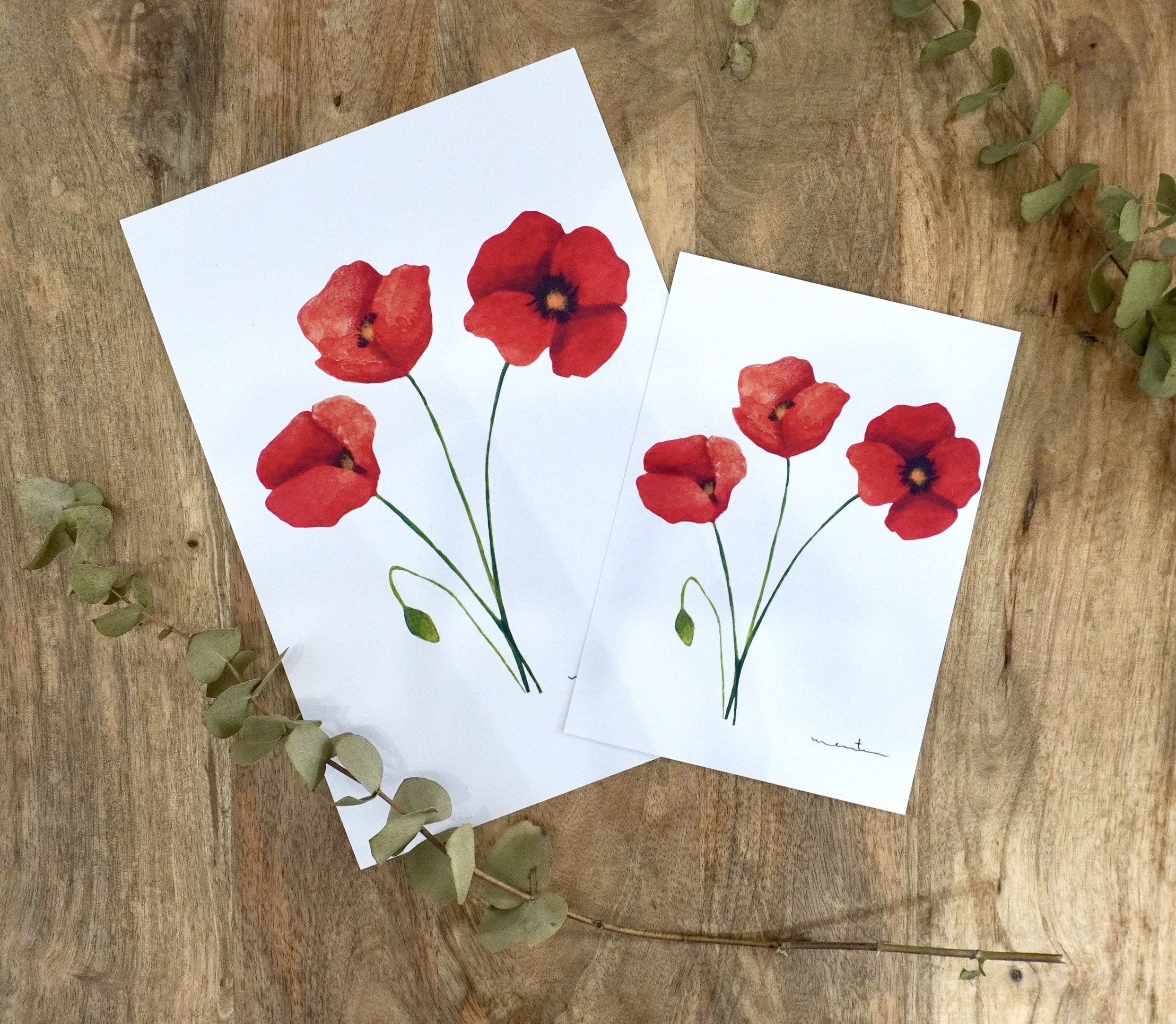 AMAPOLAS - Lámina A5 / A4