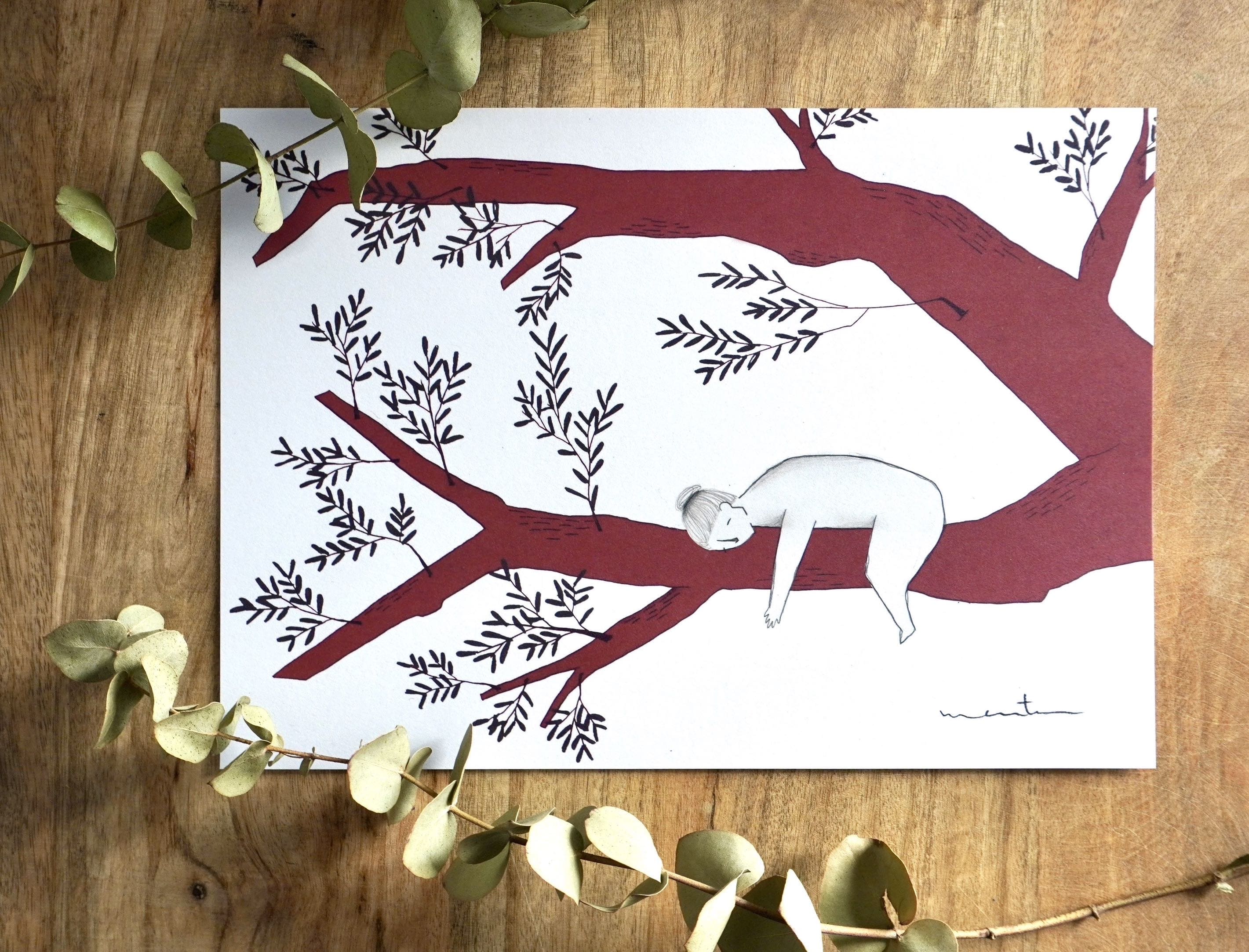 LA SIESTA - Lámina A5 / A4