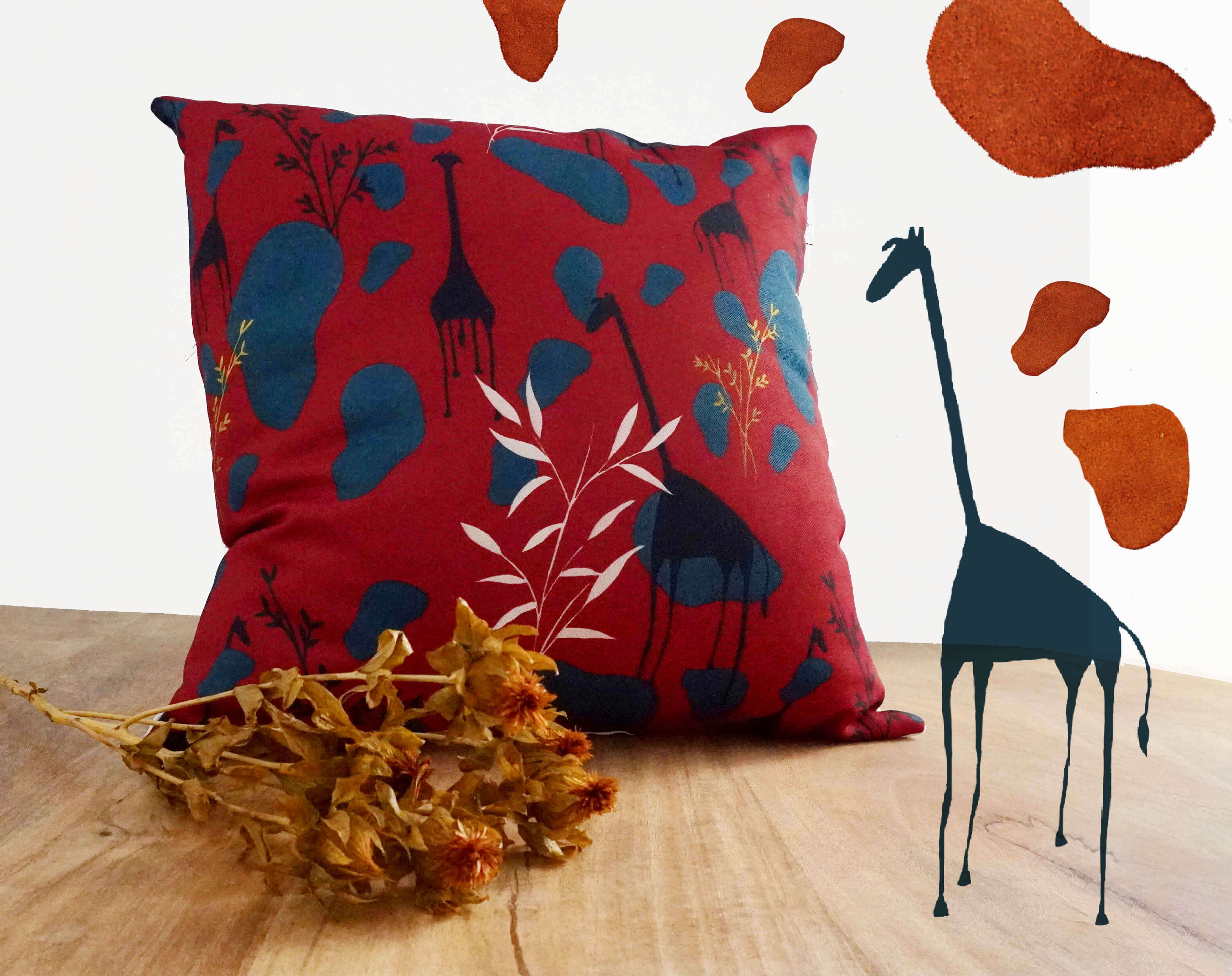 Funda cojín JIMENA (dos modelos)