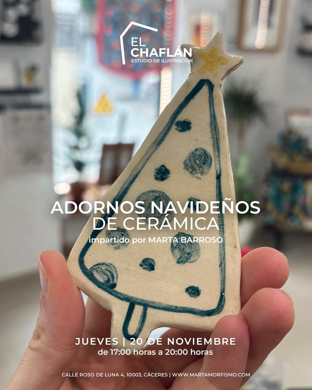 Adornos de navidad de cerámica - [20-11-2025] / [22-11-2025]