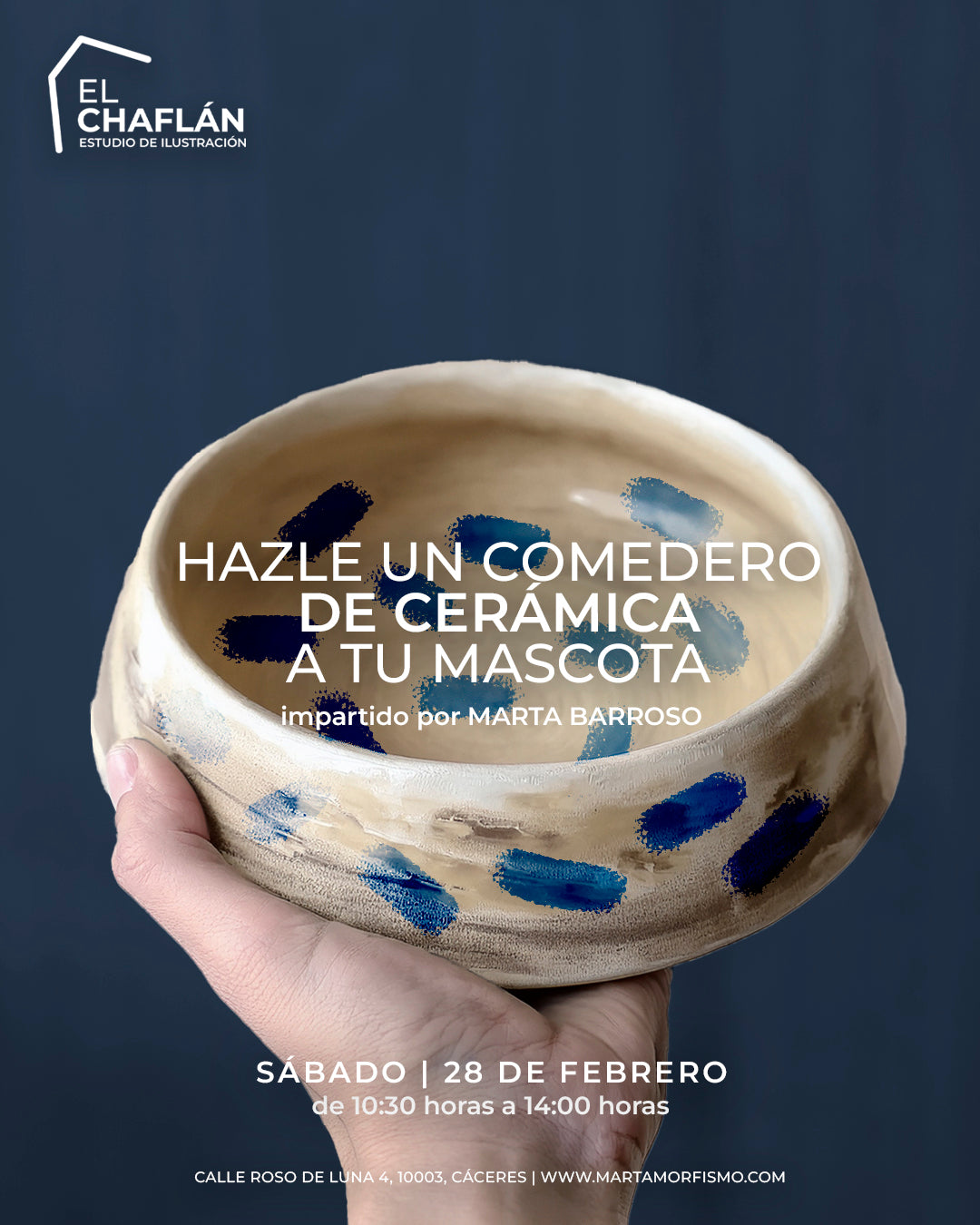 Hazle un comedero de cerámica a tu mascota - [28-02-2026]