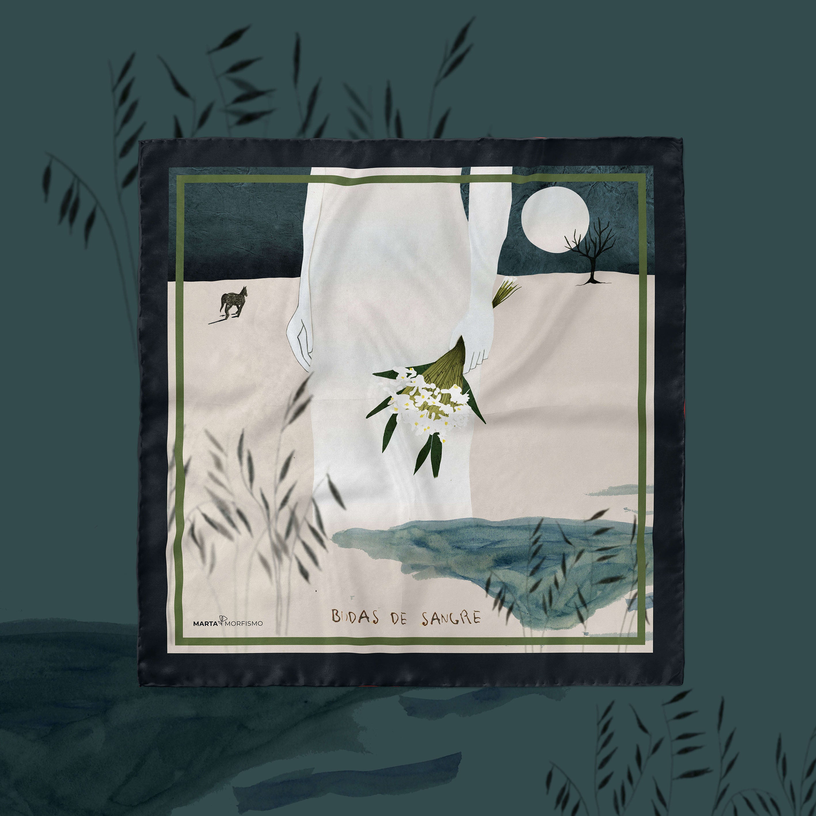 Pañuelo - Bodas de sangre | Cápsula LORCA