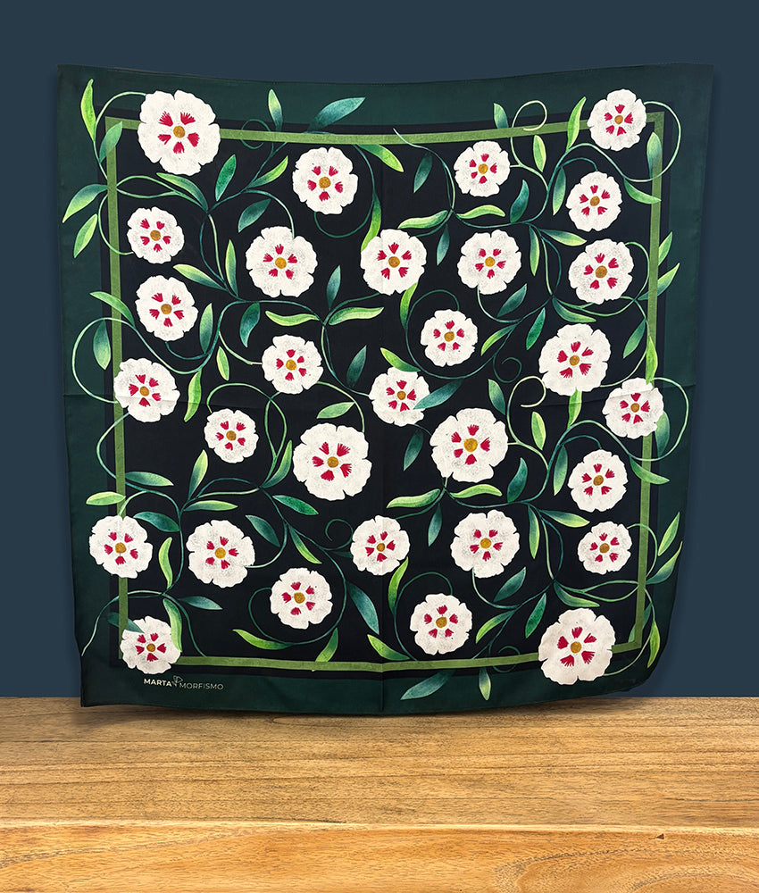 Pañuelo 70cm x 70cm | Jaras | Colección ARREI