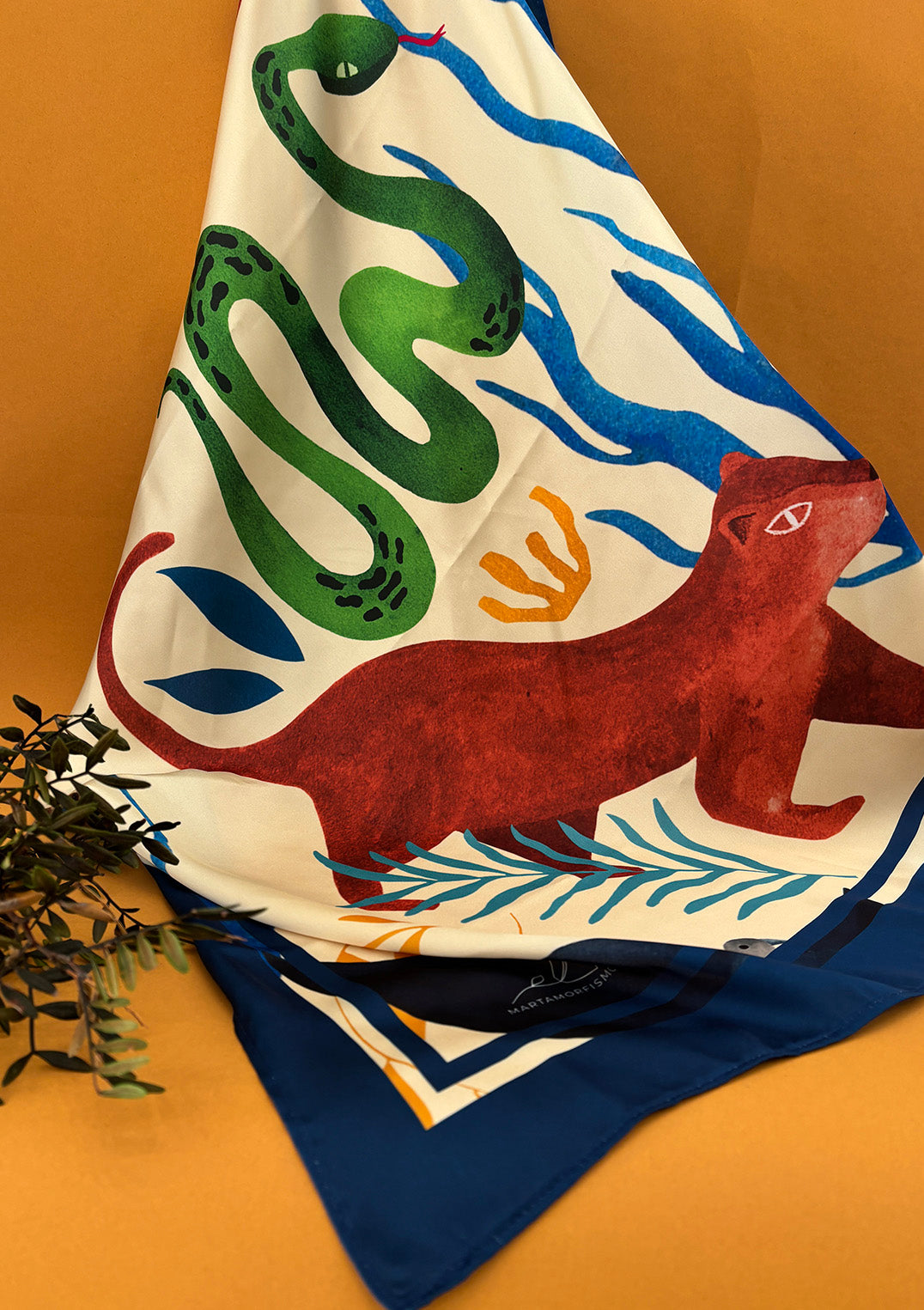 Pañuelo 70cm x 70cm Trilogía Andina | Colección TUKUY