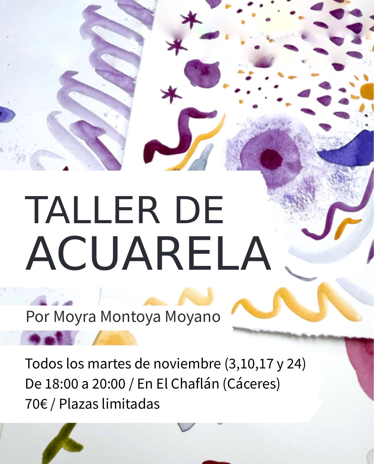 La técnica del mes - ACUARELA