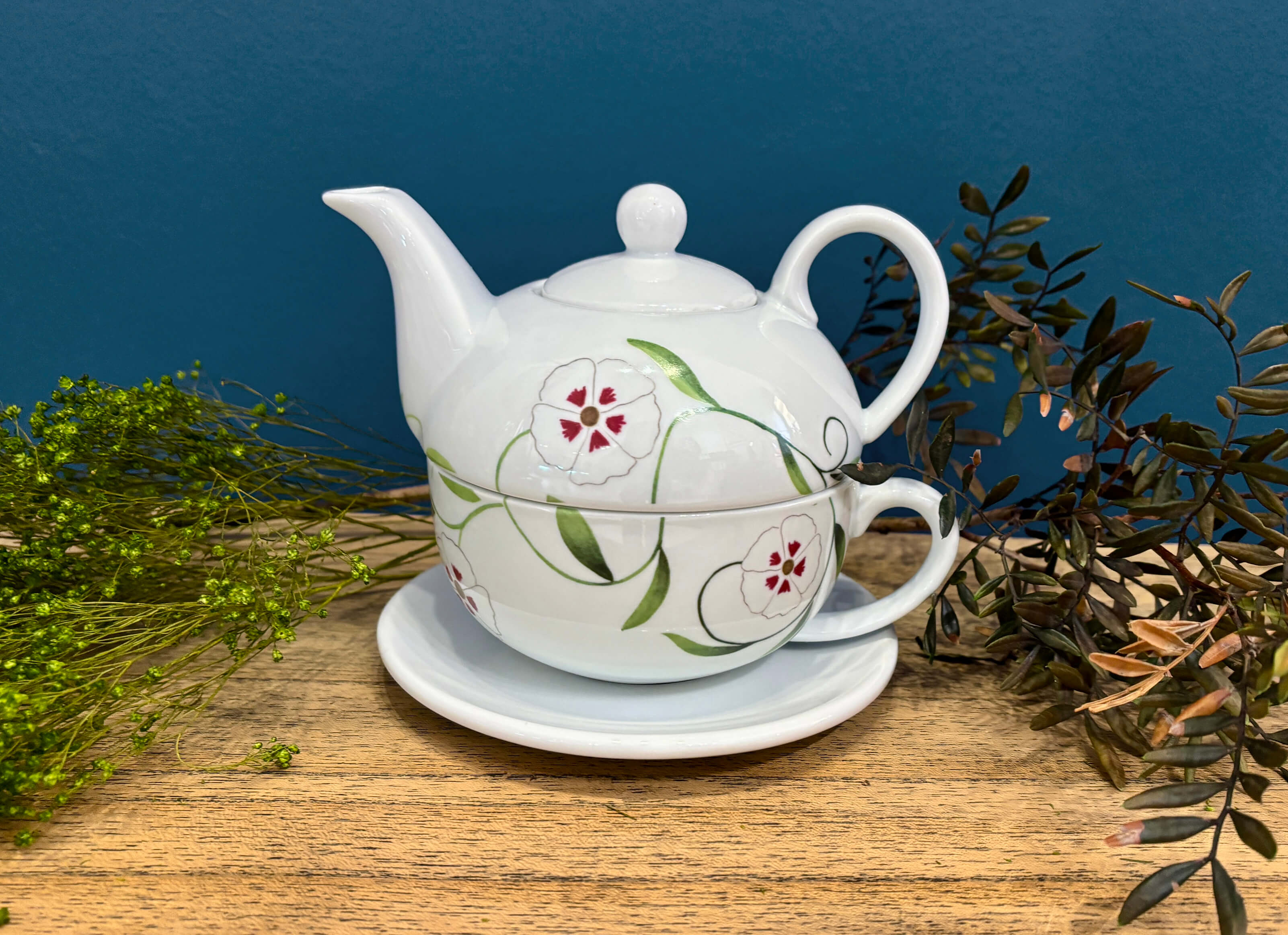 Tetera + taza Jaras | Colección ARREI