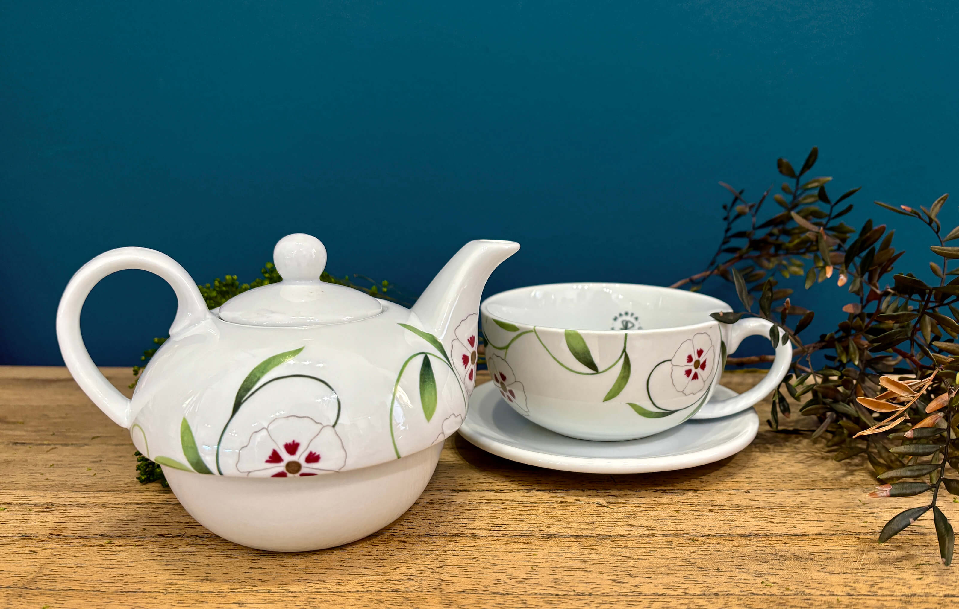 Tetera + taza Jaras | Colección ARREI