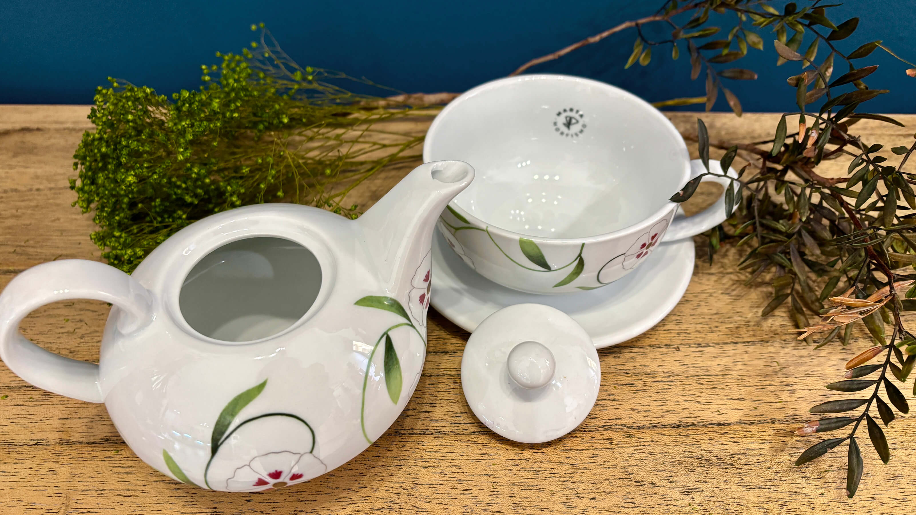 Tetera + taza Jaras | Colección ARREI